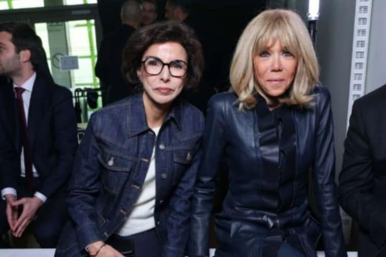 brigitte macron cuir @Lyvans Boolaky