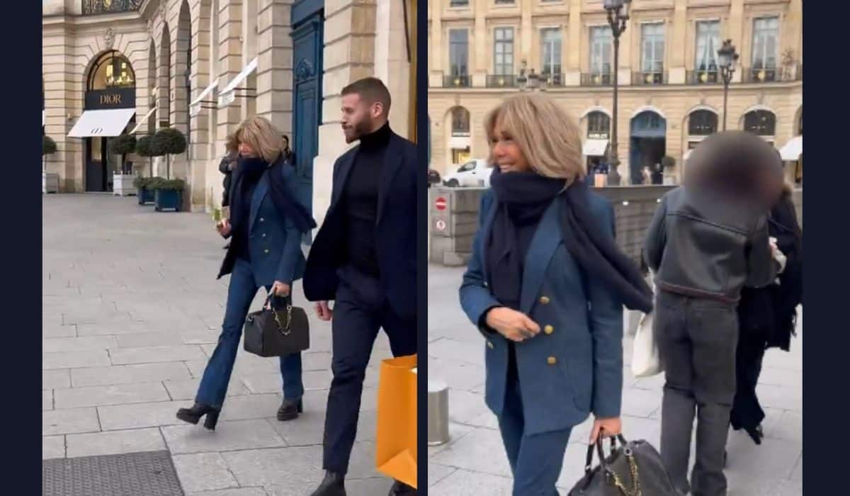 Brigitte Macron sort d'un magasin de luxe : la vidéo fait polémique