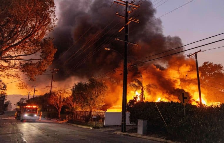 incendie los angeles menace