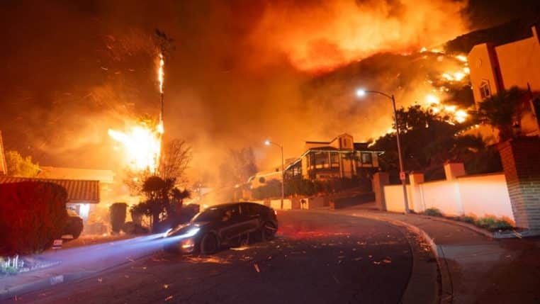 incendie los angeles menace