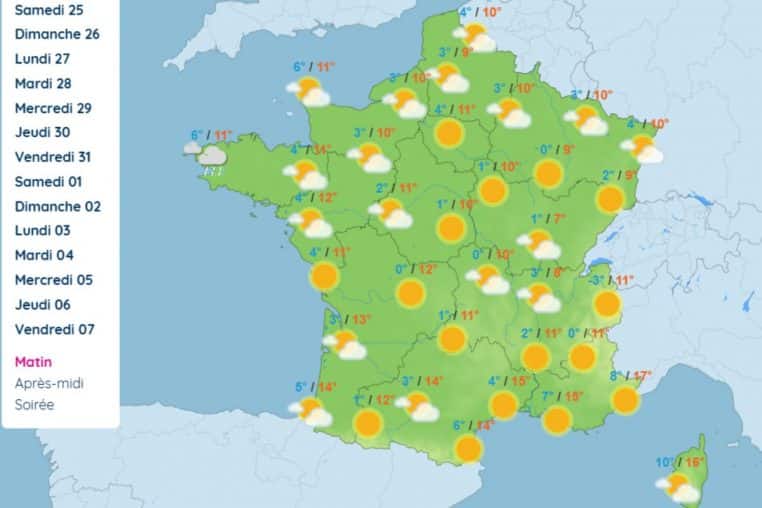 meteo 7 fevrier 2025 @meteo france