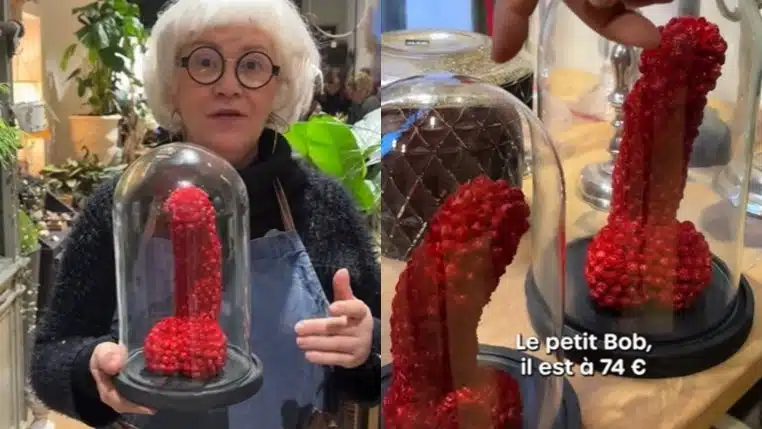 Fleuriste propose des bouquet en forme de Phallus