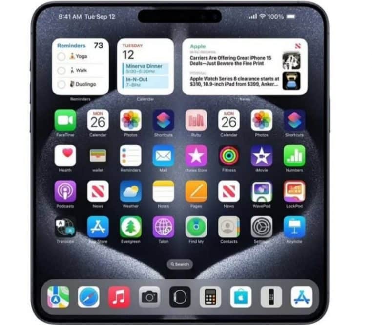 iPhone Fold design