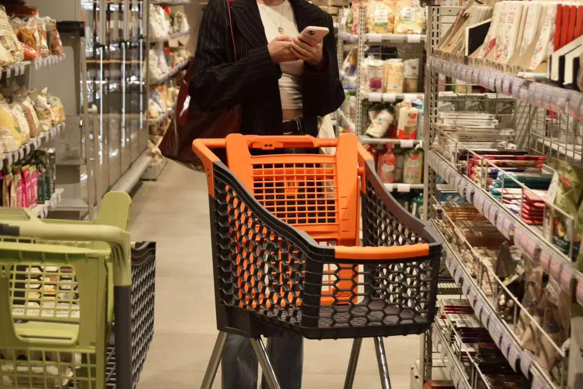 pousser caddie
