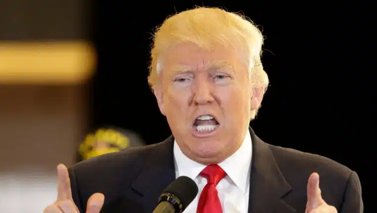 Donald Trump colere