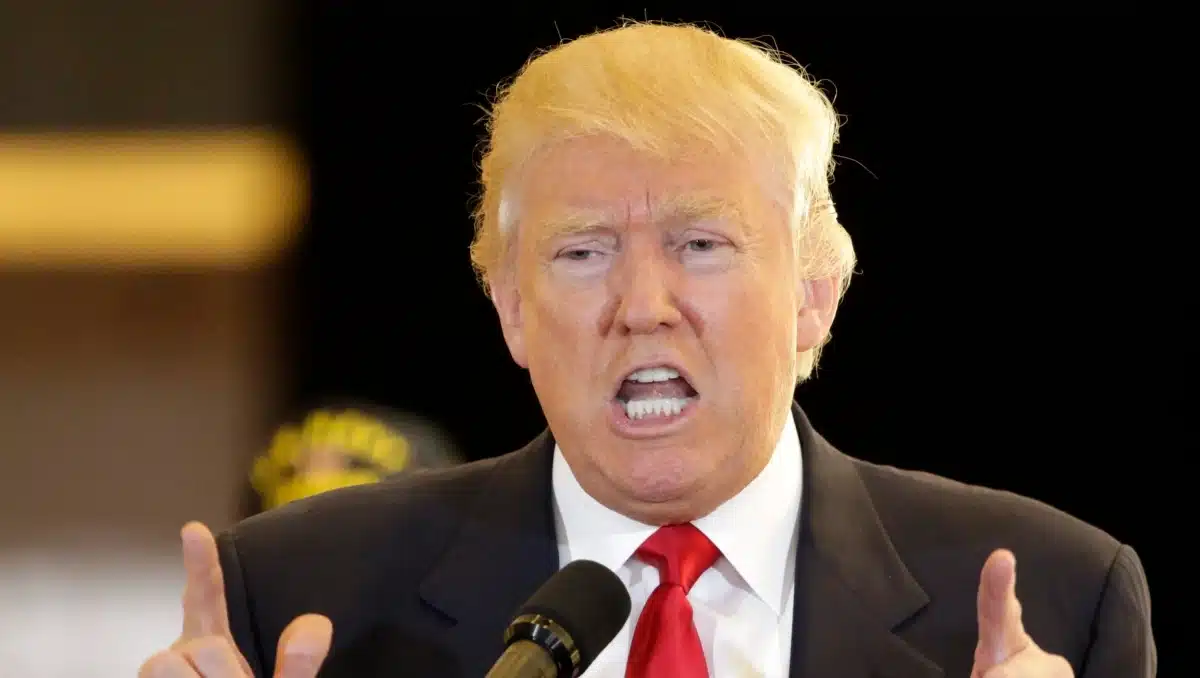 Donald Trump colere