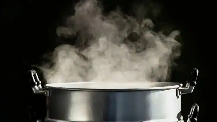 Peau eau bouillante