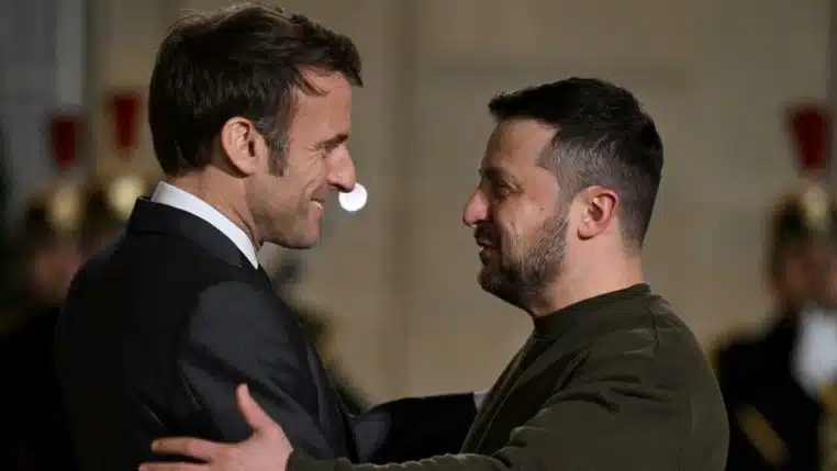 Poutine Macron Zelensky sommet paris