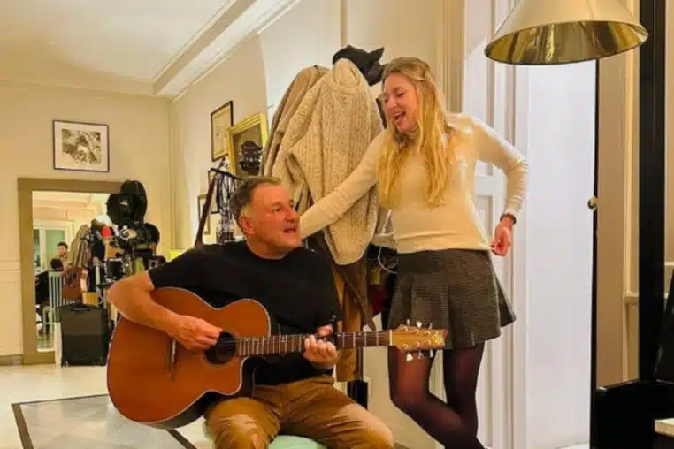 Sophie Davant, Pierre Sled, Valentine et Nicolas @instagram