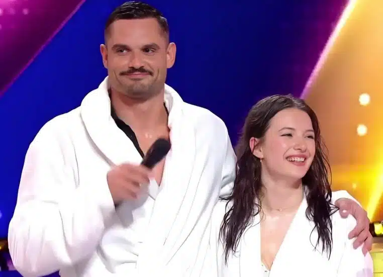 elsa bois florent manaudou baiser danse avec les stars - copie