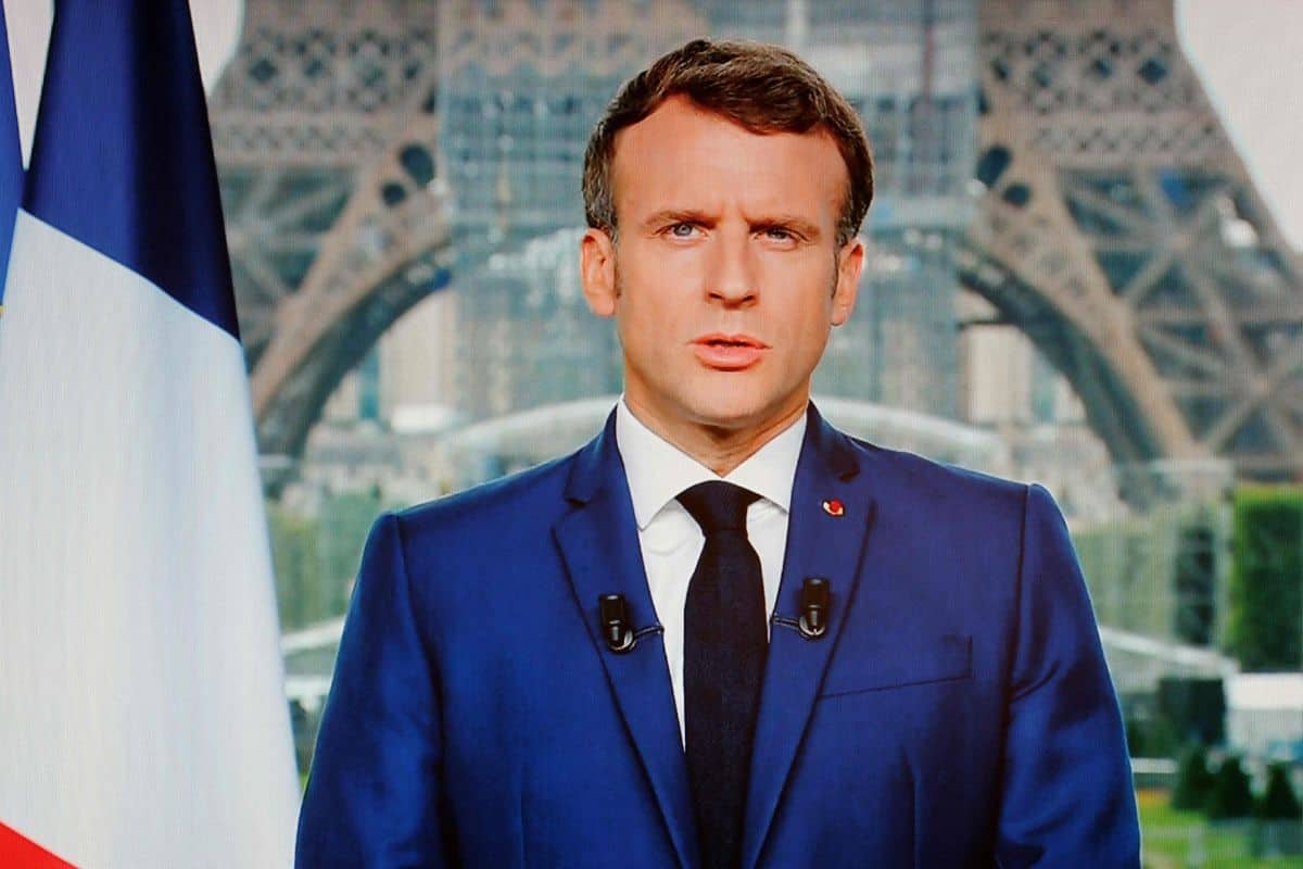 emmanuel macron television @creative commons